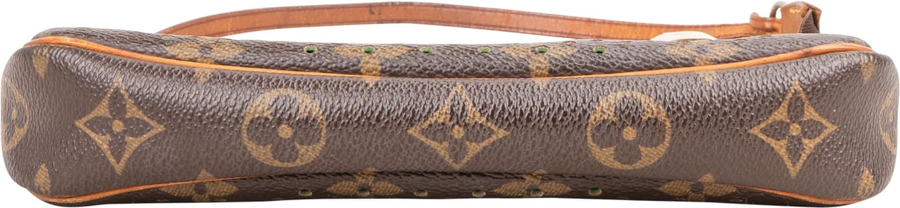 Louis Vuitton Louis Vuitton Limited Perforated Canvas Monogram Pochette Accessoire Handbag Bruin