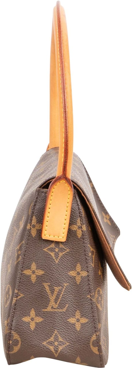 Louis Vuitton Canvas Monogram Looping PM Handbag Bruin
