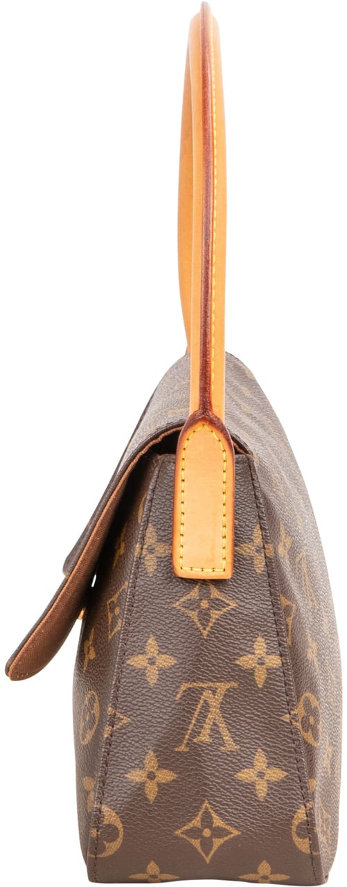 Louis Vuitton Louis Vuitton Canvas Monogram Looping PM Handbag Bruin