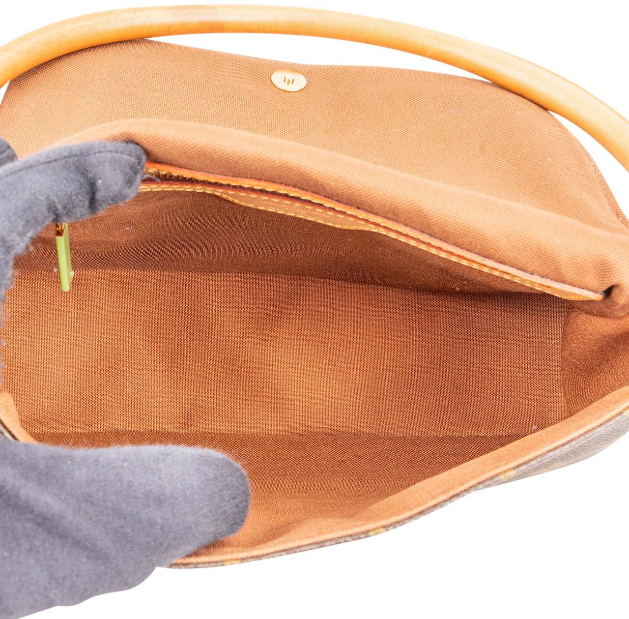 Louis Vuitton Canvas Monogram Looping PM Handbag Bruin