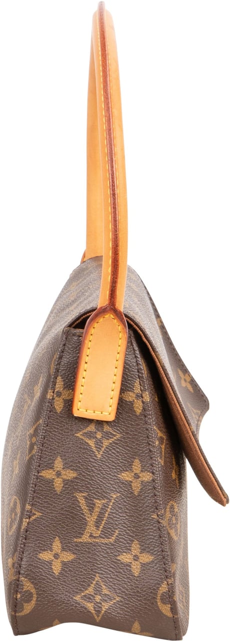 Louis Vuitton Louis Vuitton Canvas Monogram Looping PM Handbag Bruin