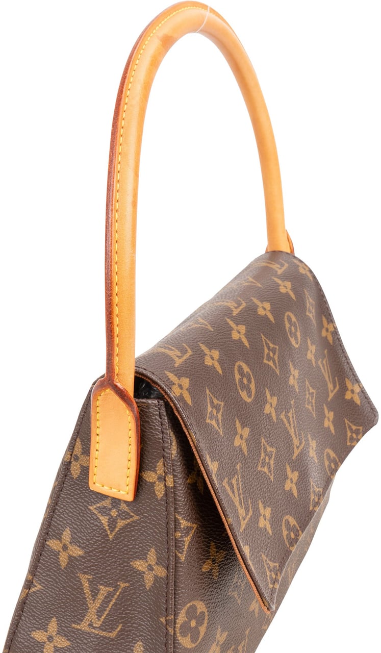 Louis Vuitton Louis Vuitton Canvas Monogram Looping PM Handbag Bruin