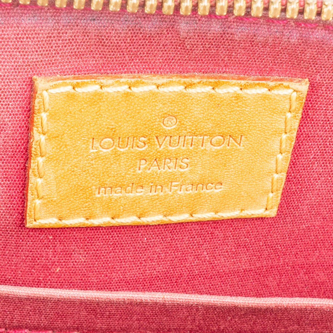 Louis Vuitton Louis Vuitton Pomme Vernis Monogram Alma BB Handbag Rood
