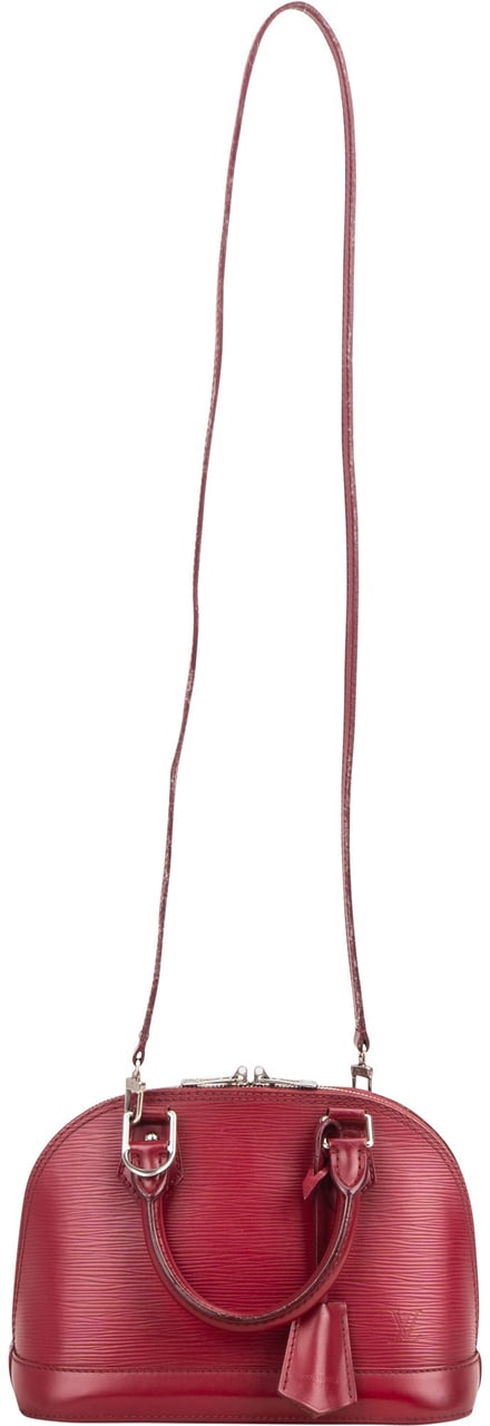 Louis Vuitton Louis Vuitton Epi Leather Alma BB Handbag Rood