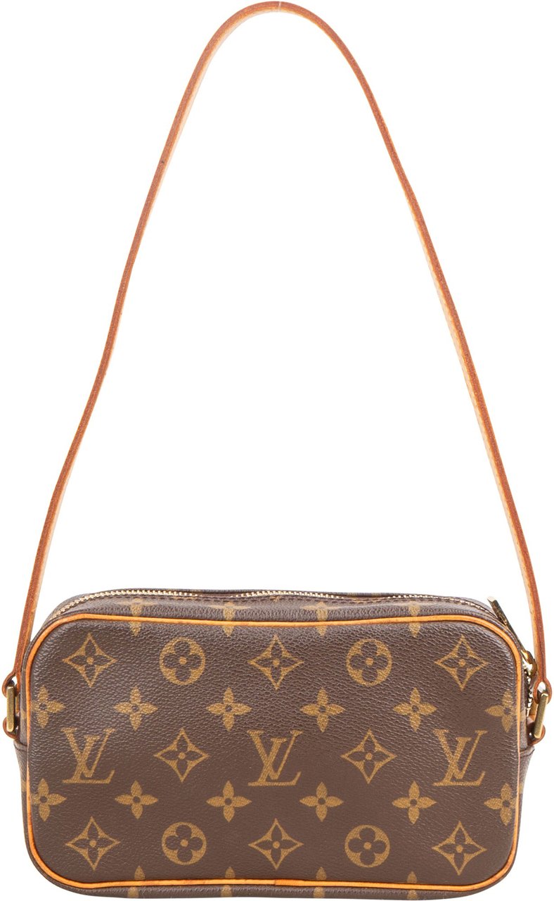 Louis Vuitton Louis Vuitton Canvas Monogram Pochette Cite Shoulder Bag Bruin