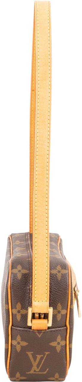 Louis Vuitton Louis Vuitton Canvas Monogram Pochette Cite Shoulder Bag Bruin