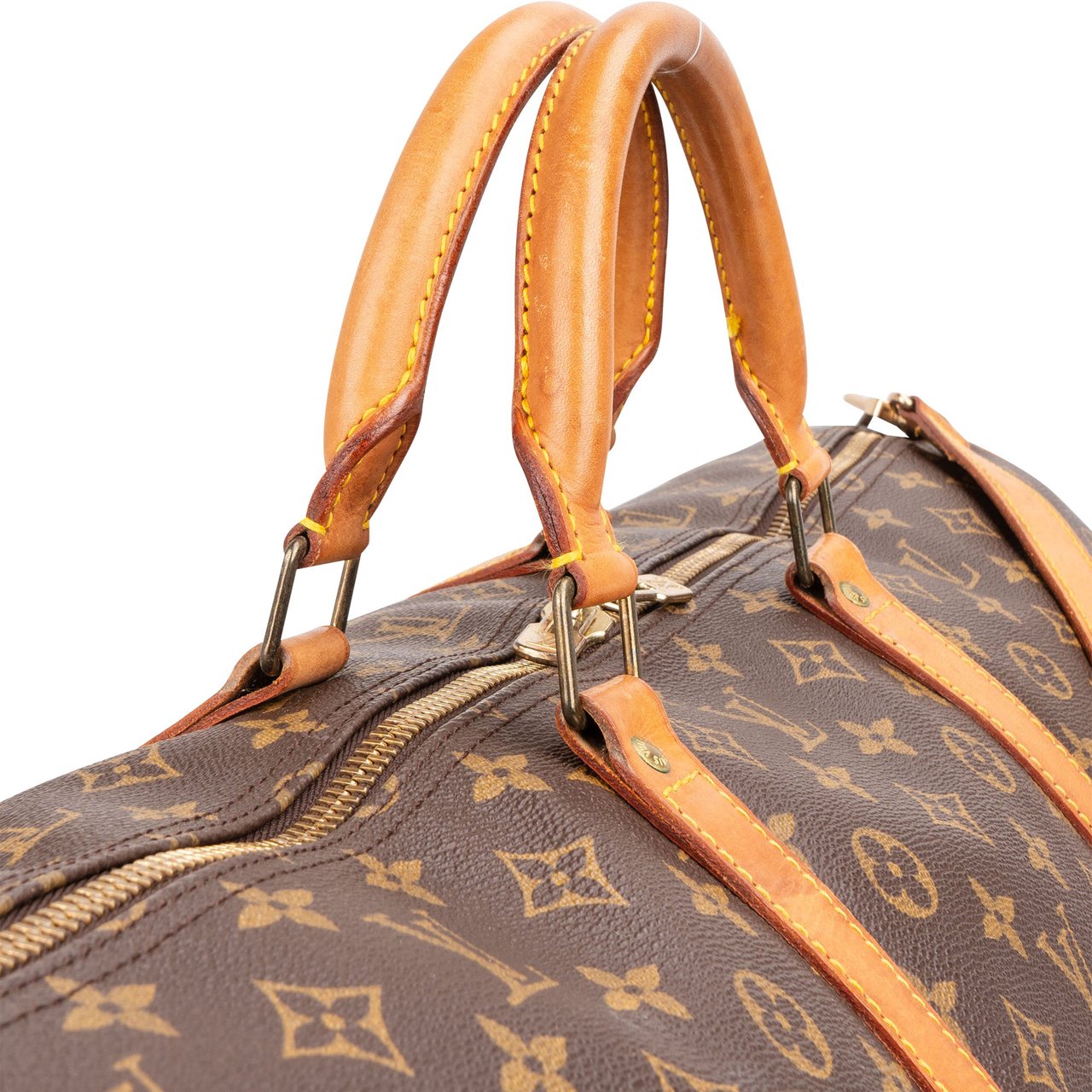 Louis Vuitton Louis Vuitton Canvas Monogram Keepall 60 Bandouliere Bruin