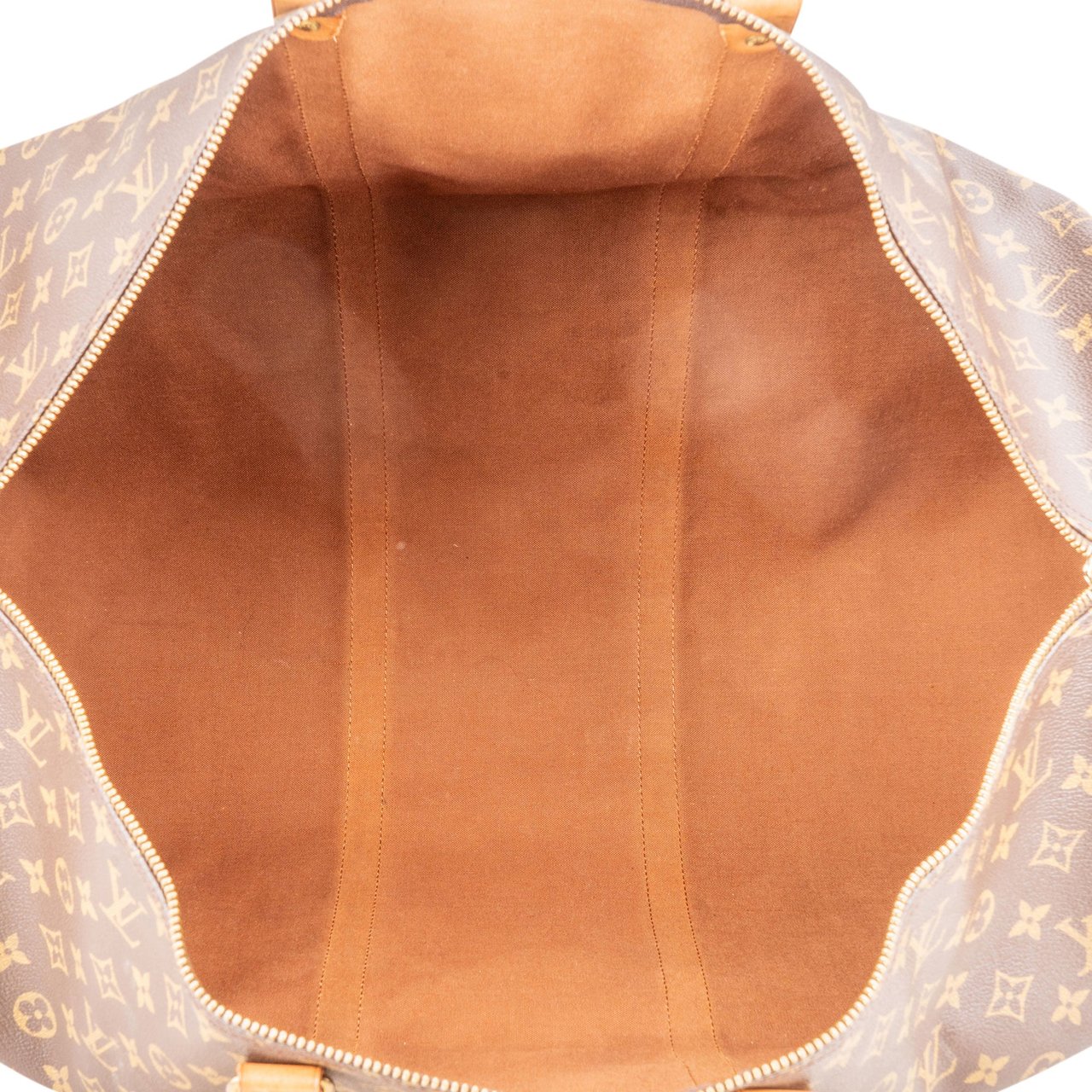 Louis Vuitton Louis Vuitton Canvas Monogram Keepall 60 Bandouliere Bruin