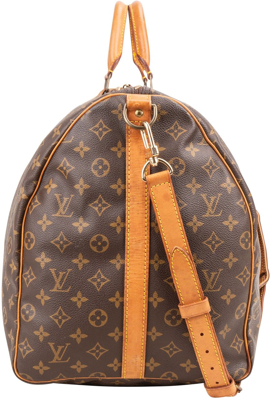 Louis Vuitton Louis Vuitton Canvas Monogram Keepall 60 Bandouliere Bruin