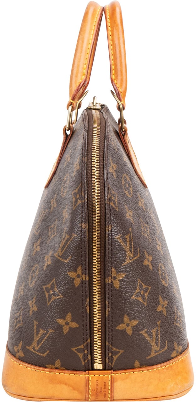 Louis Vuitton Louis Vuitton Canvas Monogram Alma PM Handbag Bruin