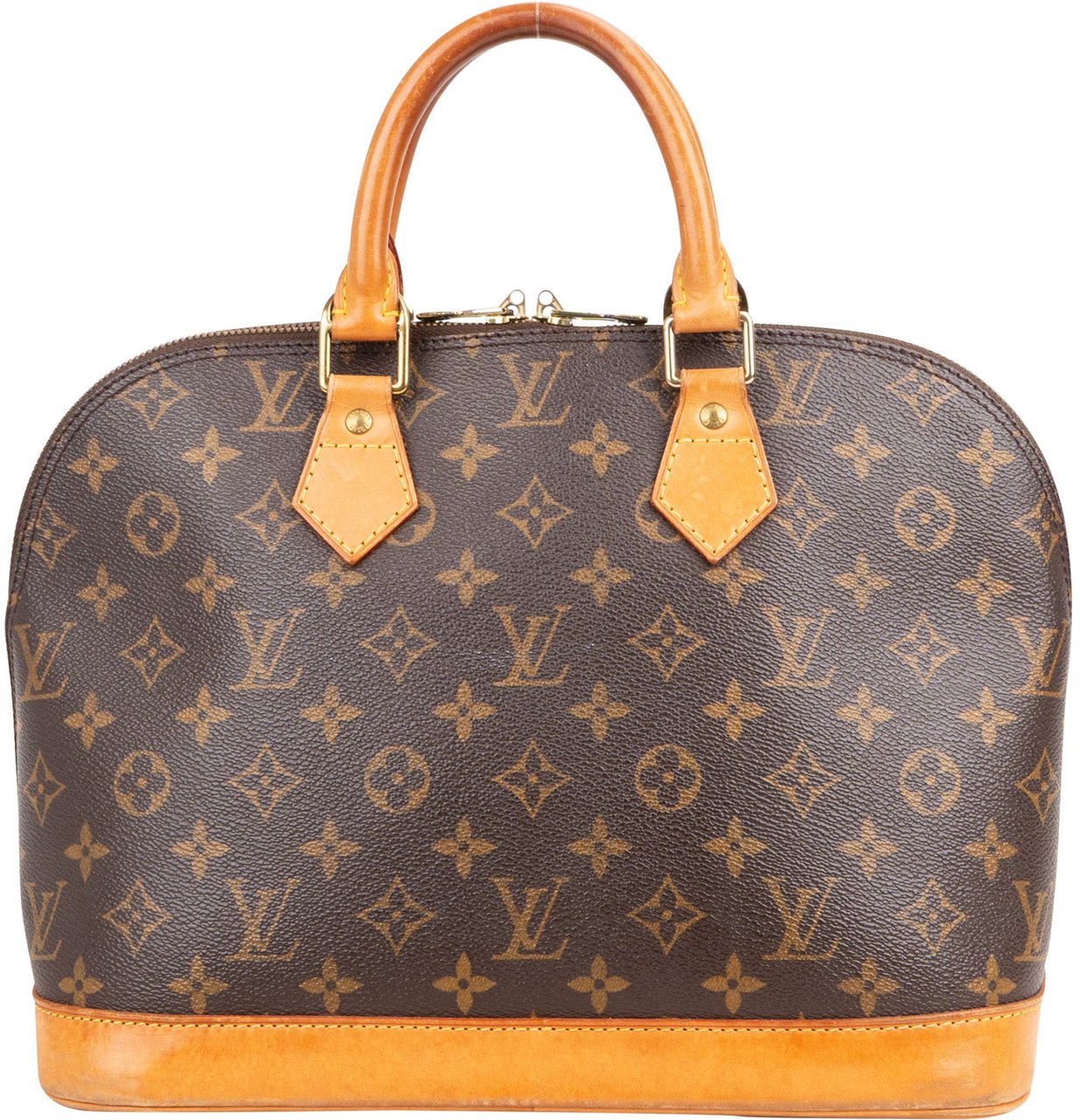 Louis Vuitton Louis Vuitton Canvas Monogram Alma PM Handbag Bruin