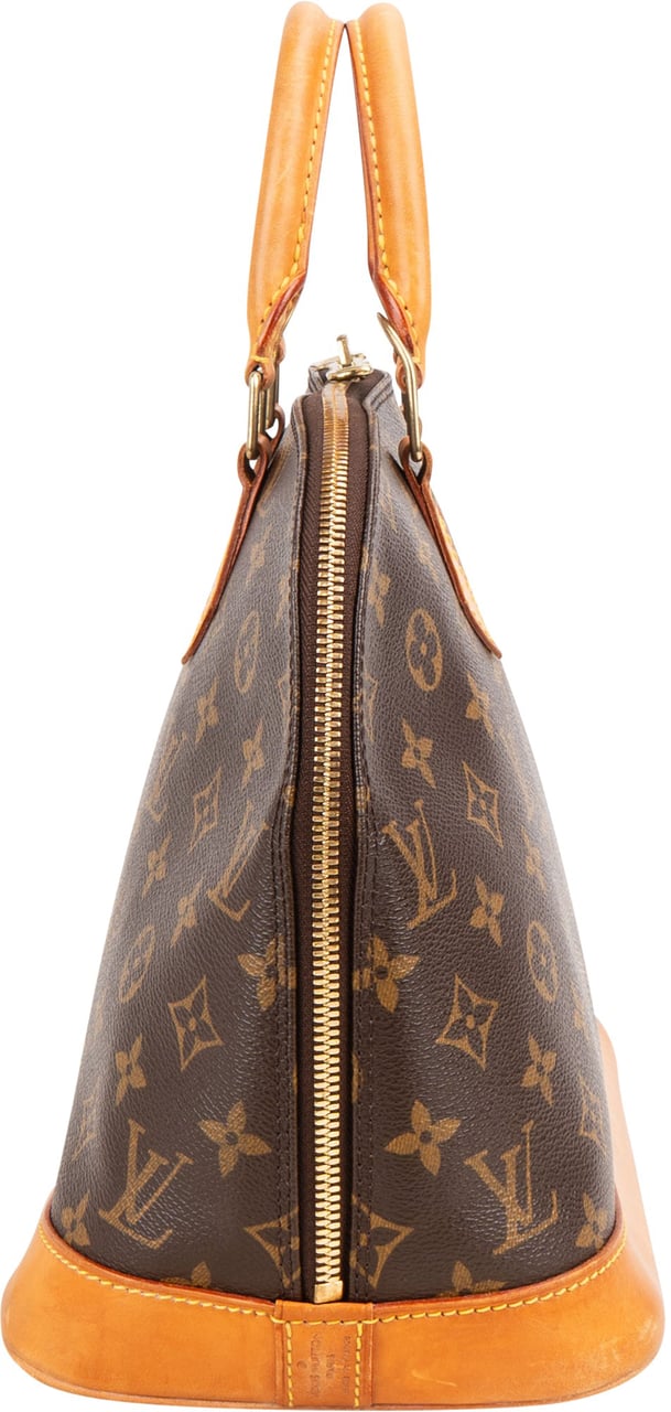 Louis Vuitton Louis Vuitton Canvas Monogram Alma PM Handbag Bruin