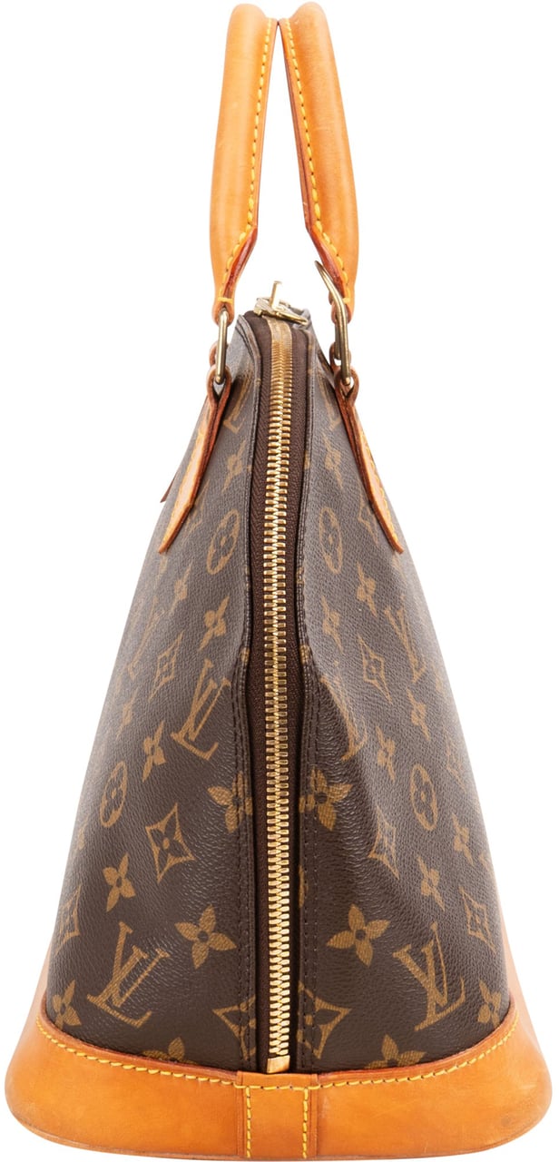 Louis Vuitton Louis Vuitton Canvas Monogram Alma PM Handbag Bruin