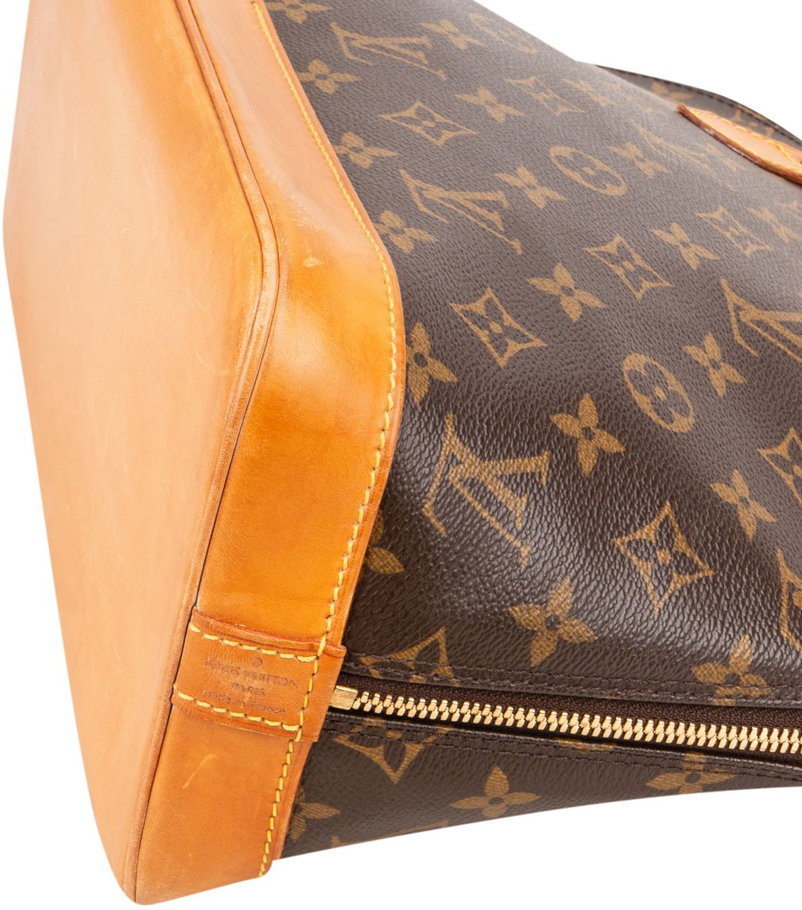 Louis Vuitton Louis Vuitton Canvas Monogram Alma PM Handbag Bruin