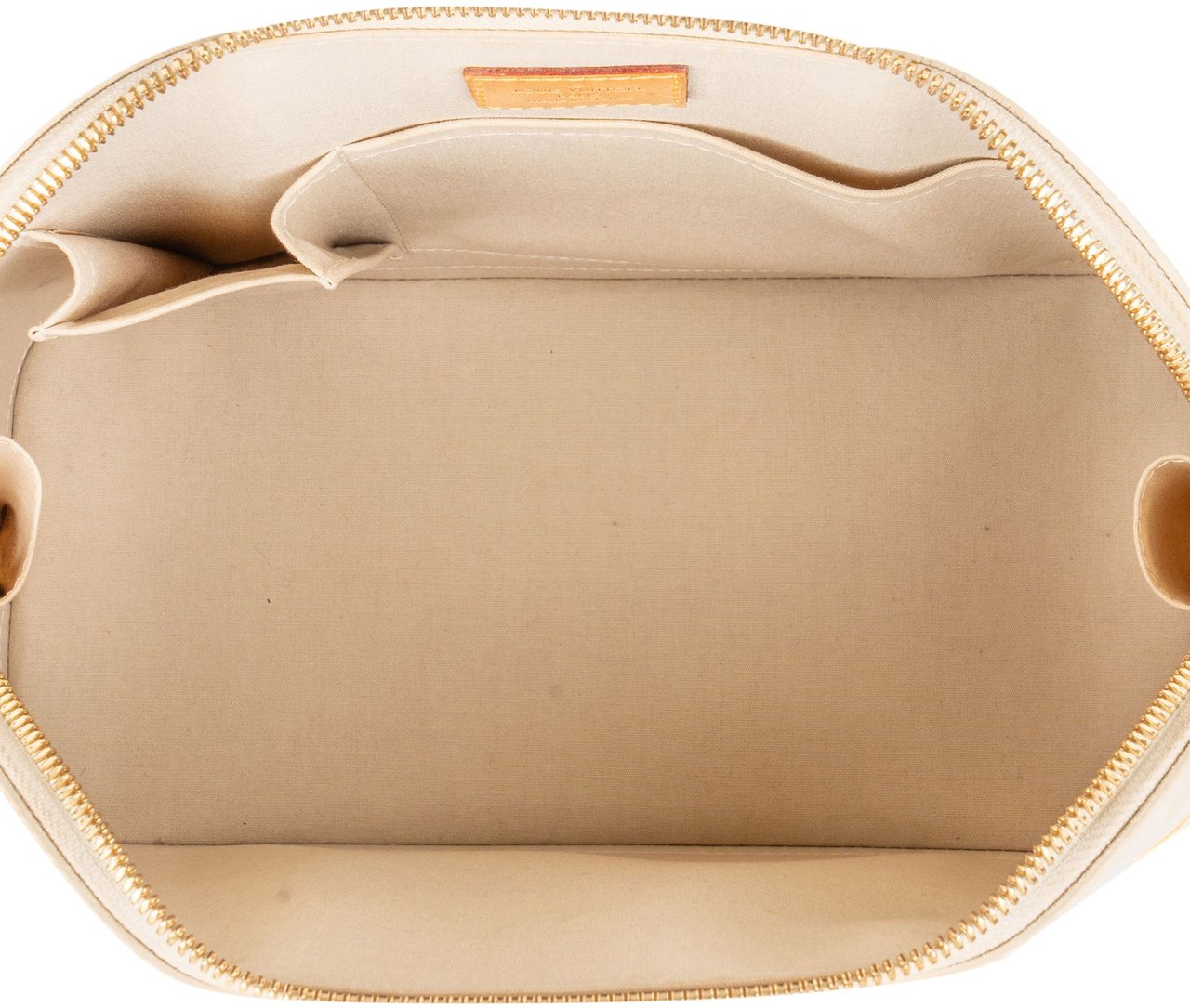 Louis Vuitton Louis Vuitton Vernis Monogram Alma PM Handbag Geel