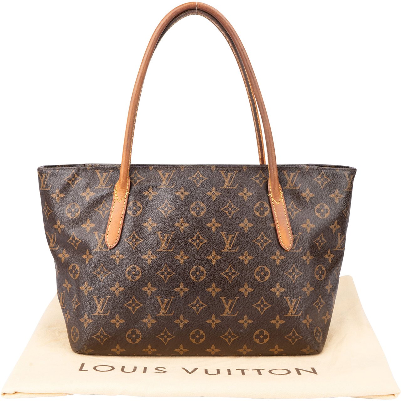 Louis Vuitton Louis Vuitton Canvas Monogram Raspail MM Handbag Bruin
