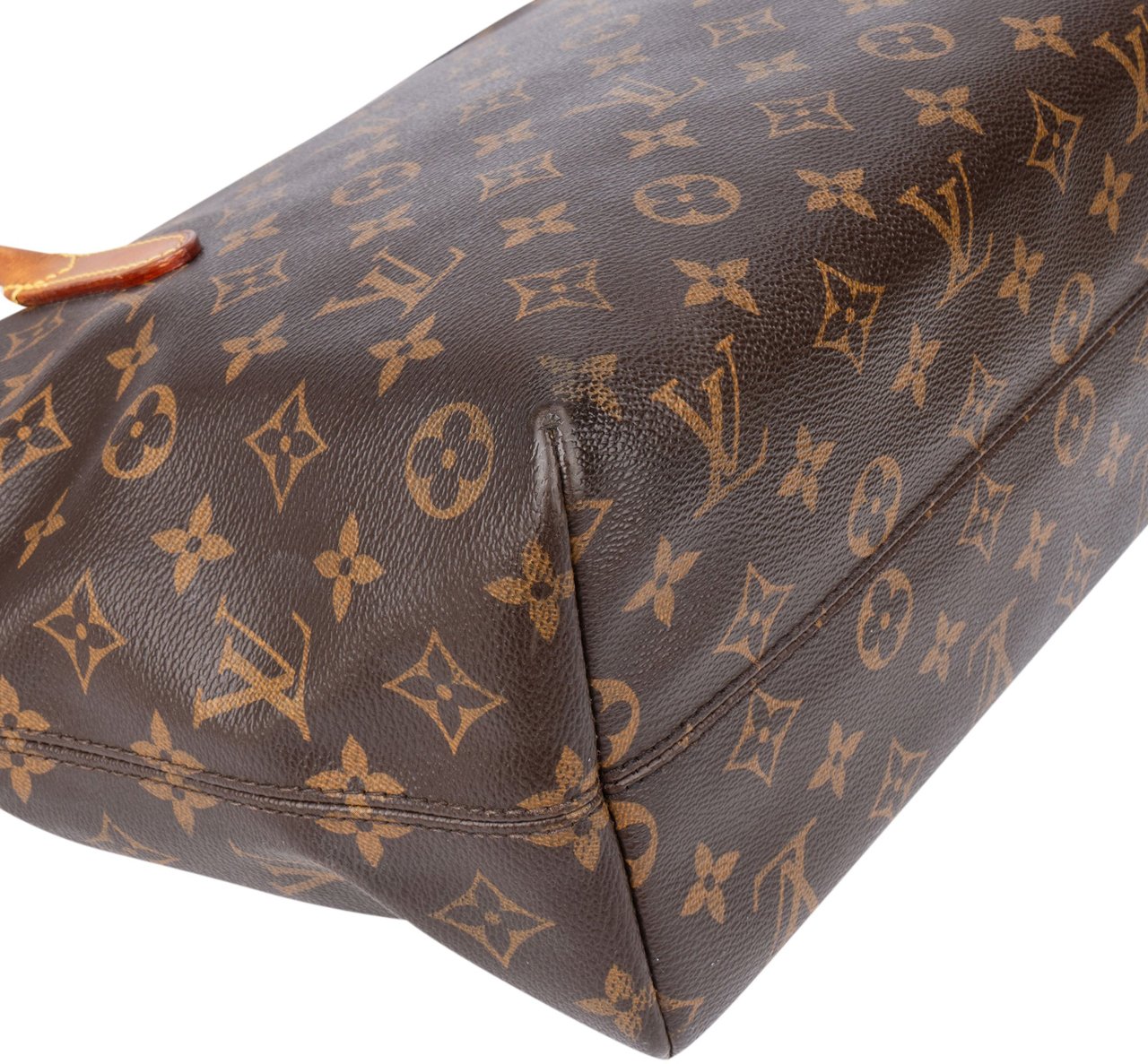 Louis Vuitton Louis Vuitton Canvas Monogram Raspail MM Handbag Bruin
