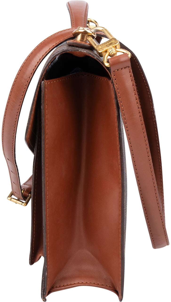 Louis Vuitton Louis Vuitton Canvas Monogram Monceau Handbag Bruin