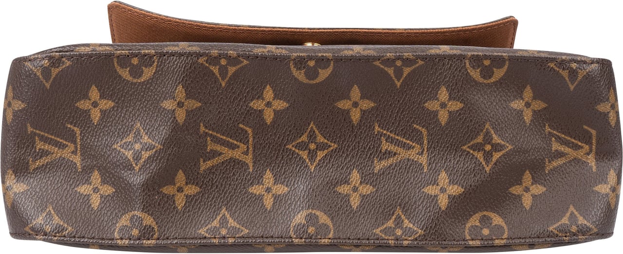 Louis Vuitton Louis Vuitton Canvas Monogram Looping PM Handbag Bruin