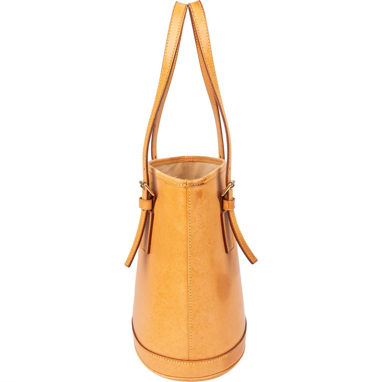 Louis Vuitton Louis Vuitton Nomade Leather Mare Bucket PM Handbag Bruin