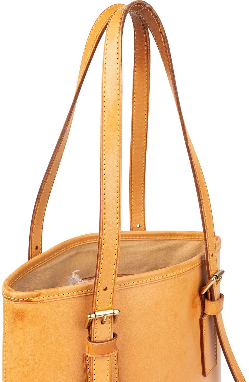 Louis Vuitton Louis Vuitton Nomade Leather Mare Bucket PM Handbag Bruin