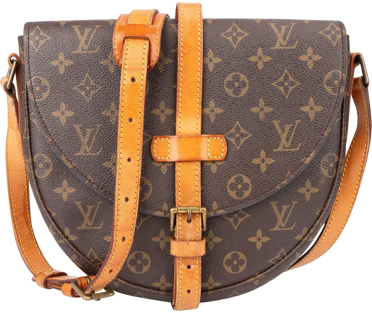 Louis Vuitton Louis Vuitton Canvas Monogram Chantilly GM Crossbody Bag Bruin