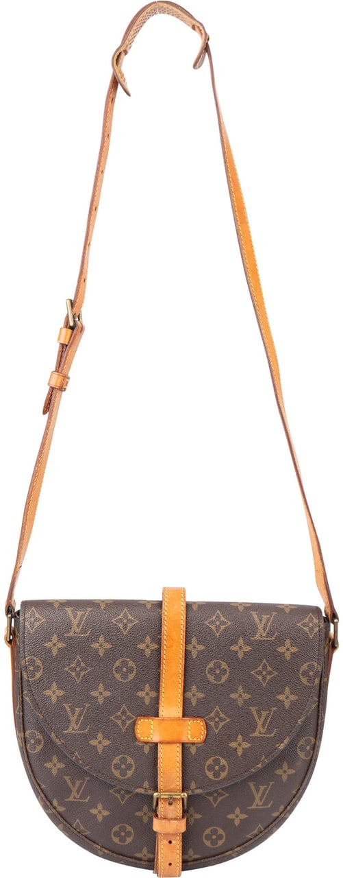 Louis Vuitton Louis Vuitton Canvas Monogram Chantilly GM Crossbody Bag Bruin