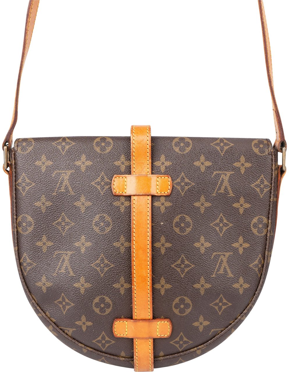 Louis Vuitton Louis Vuitton Canvas Monogram Chantilly GM Crossbody Bag Bruin