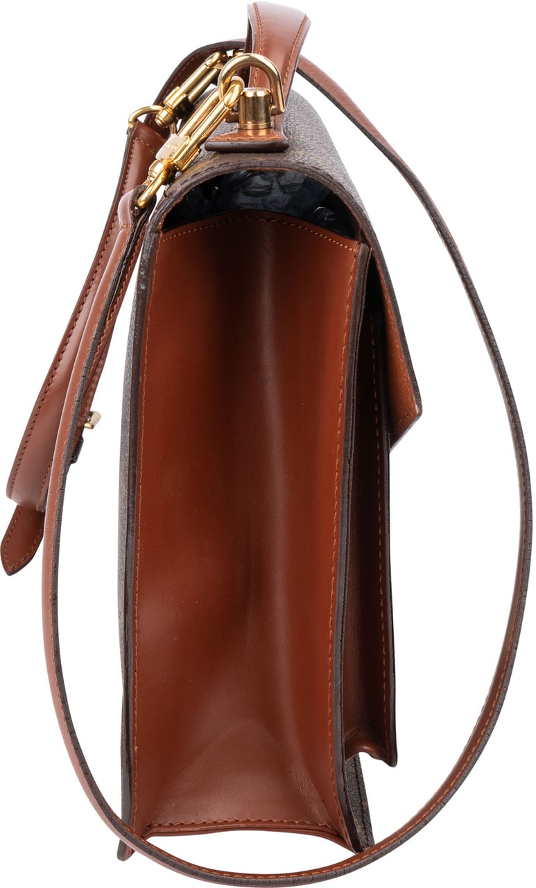 Louis Vuitton Louis Vuitton Canvas Monogram Monceau Handbag Bruin