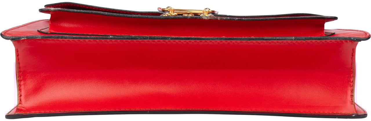 Louis Vuitton Louis Vuitton Rouge Epi Leather Monceau Handbag Rood