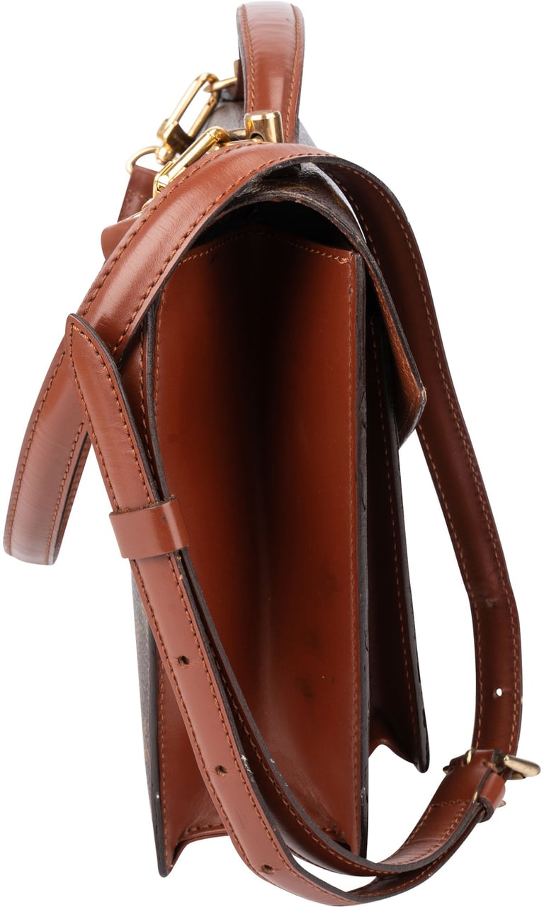 Louis Vuitton Louis Vuitton Canvas Monogram Monceau Handbag Bruin