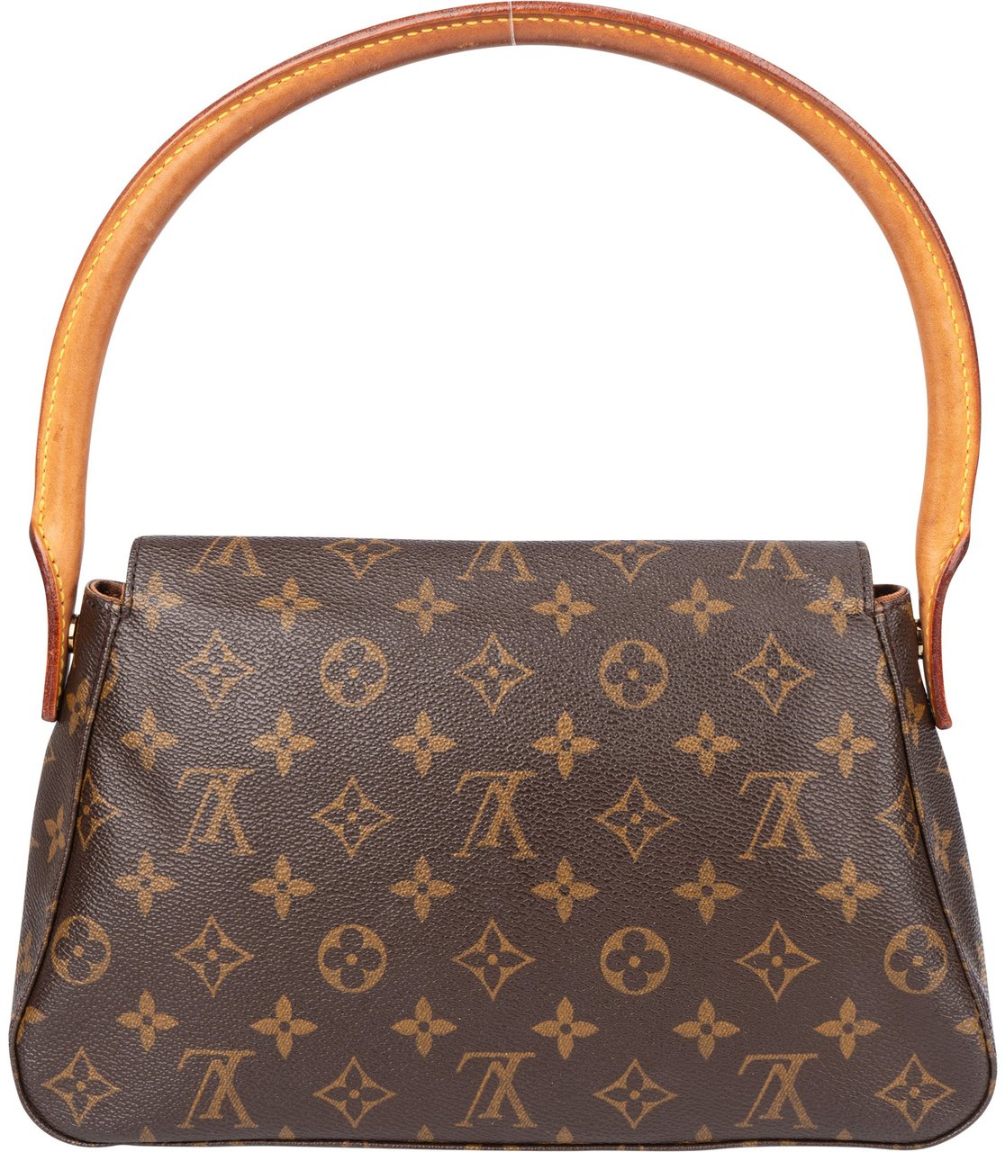 Louis Vuitton Louis Vuitton Canvas Monogram Looping PM Handbag Bruin