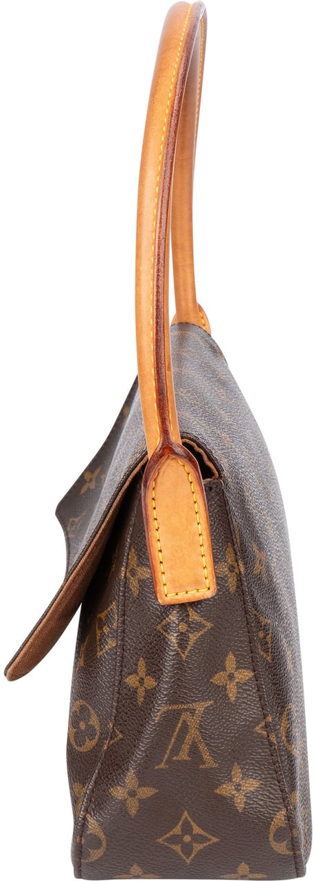 Louis Vuitton Louis Vuitton Canvas Monogram Looping PM Handbag Bruin