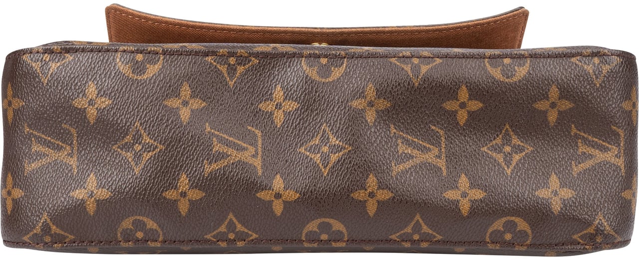 Louis Vuitton Louis Vuitton Canvas Monogram Looping PM Handbag Bruin