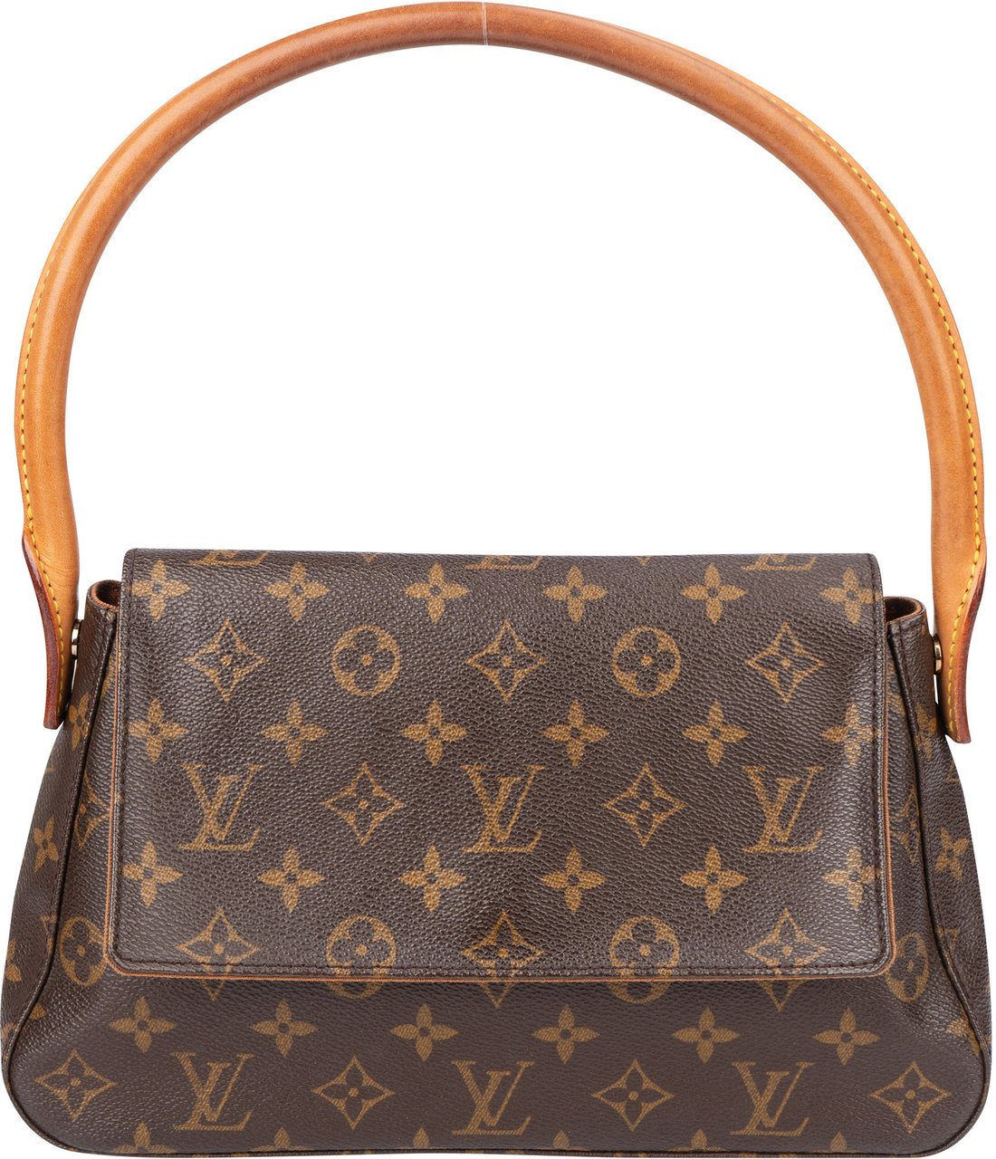 Louis Vuitton Louis Vuitton Canvas Monogram Looping PM Handbag Bruin