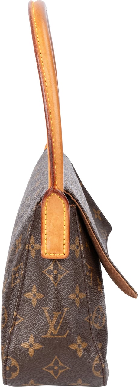 Louis Vuitton Louis Vuitton Canvas Monogram Looping PM Handbag Bruin