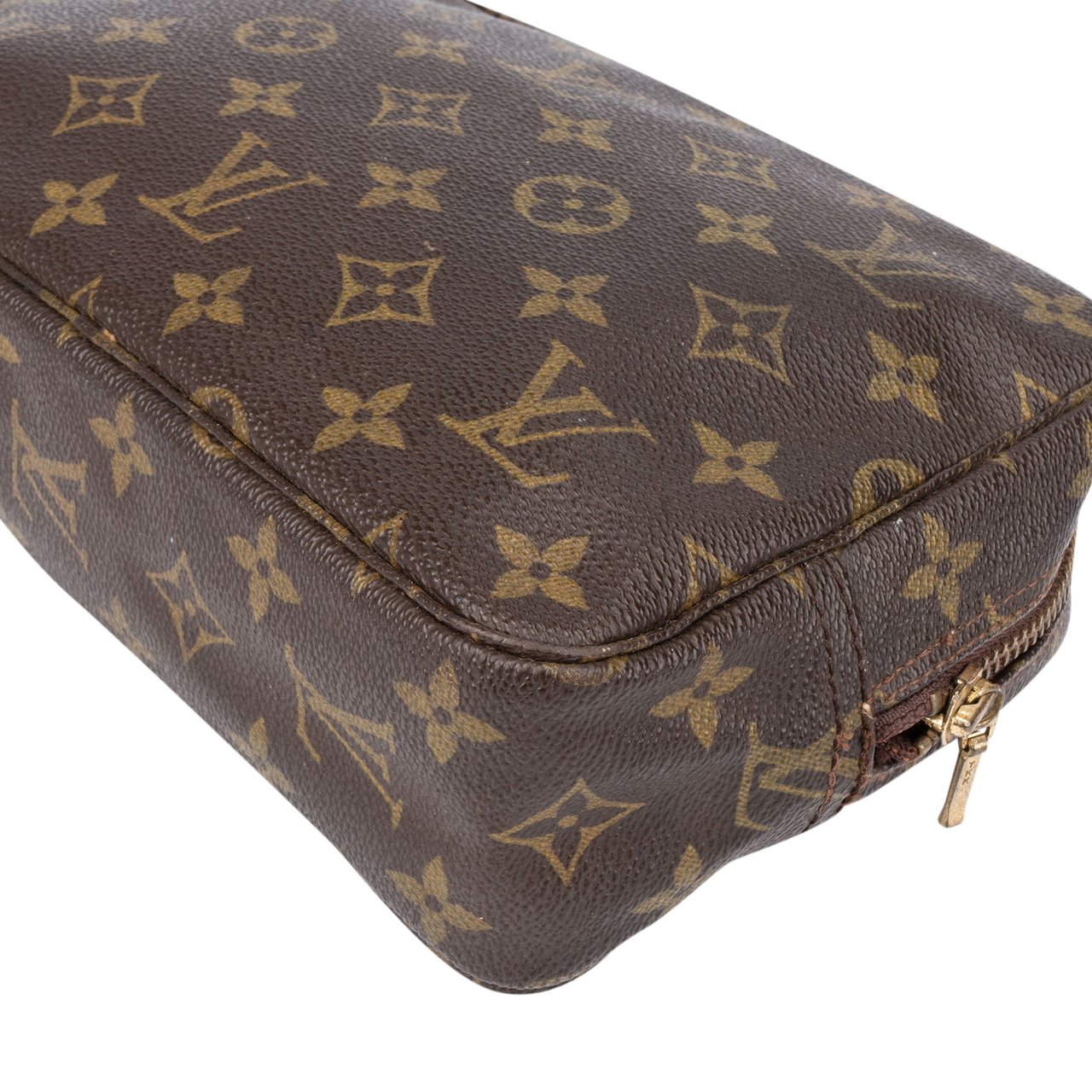 Louis Vuitton Louis Vuitton Canvas Monogram Trousse Toilette 23 Clutch Bruin