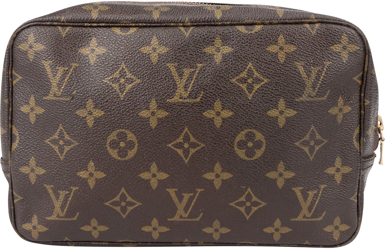 Louis Vuitton Louis Vuitton Canvas Monogram Trousse Toilette 23 Clutch Bruin