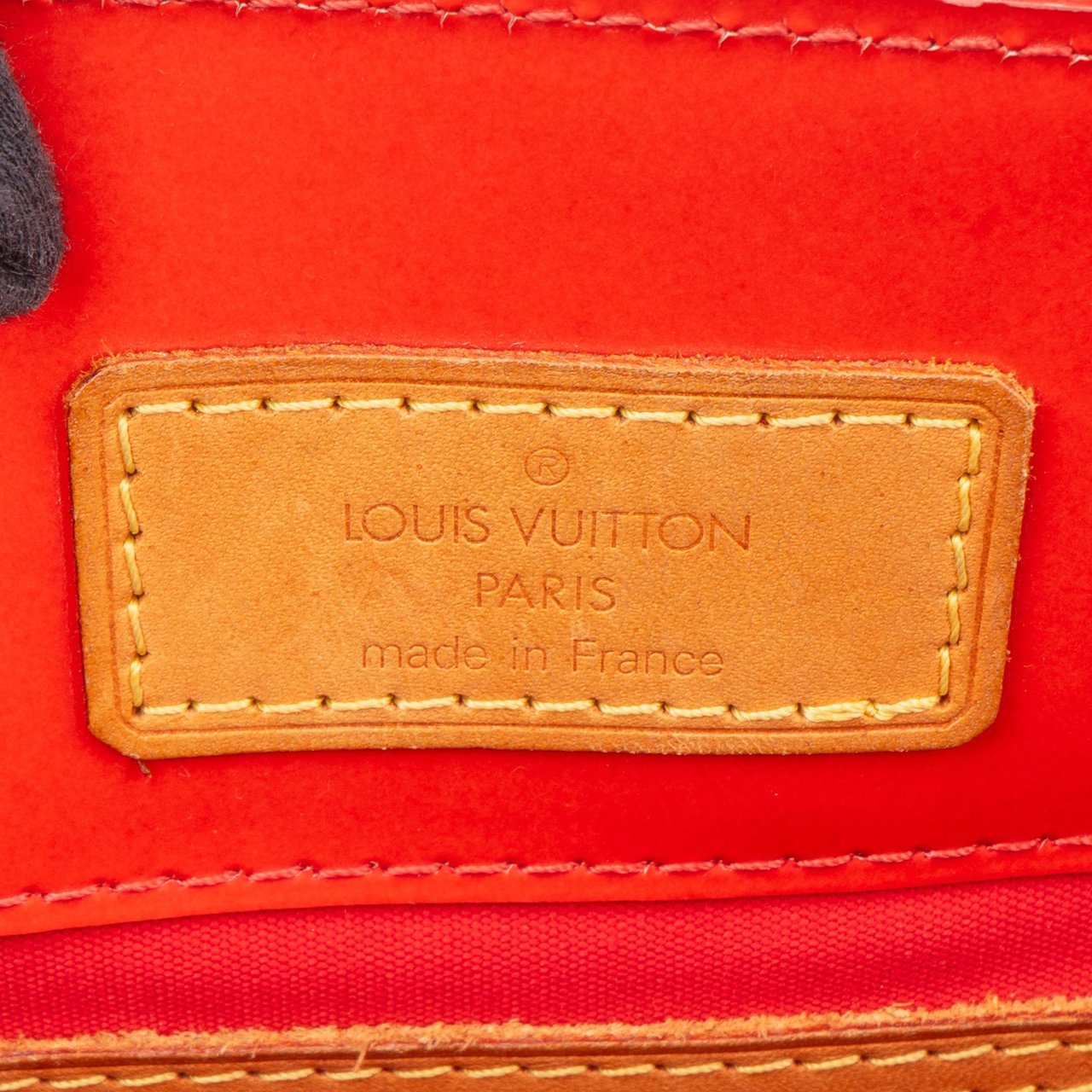Louis Vuitton Louis Vuitton Vernis Monogram Reade PM Handbag Rood
