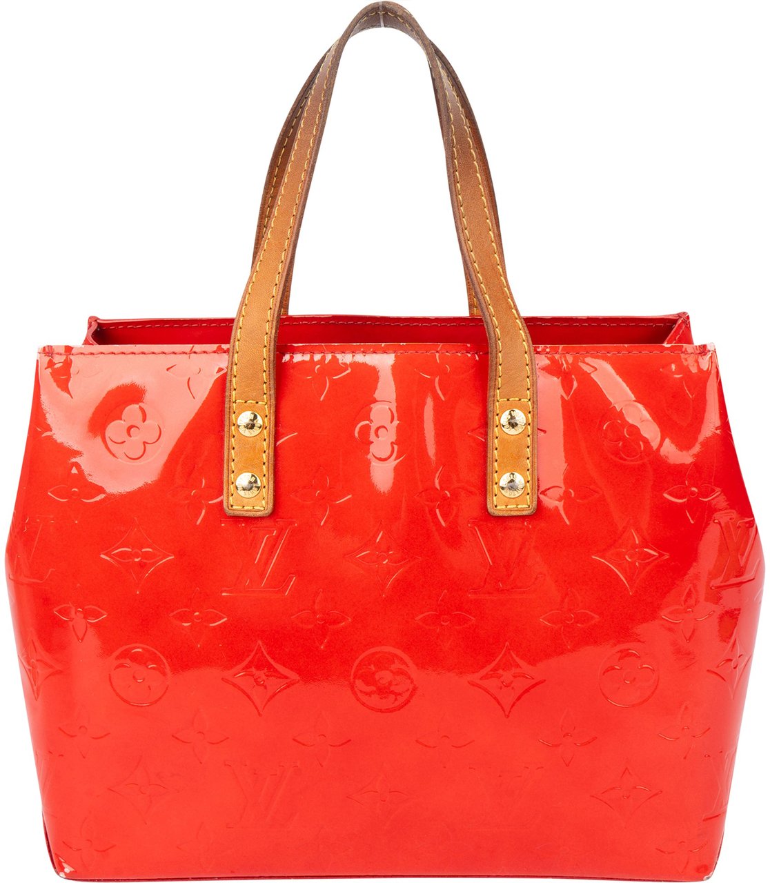 Louis Vuitton Louis Vuitton Vernis Monogram Reade PM Handbag Rood