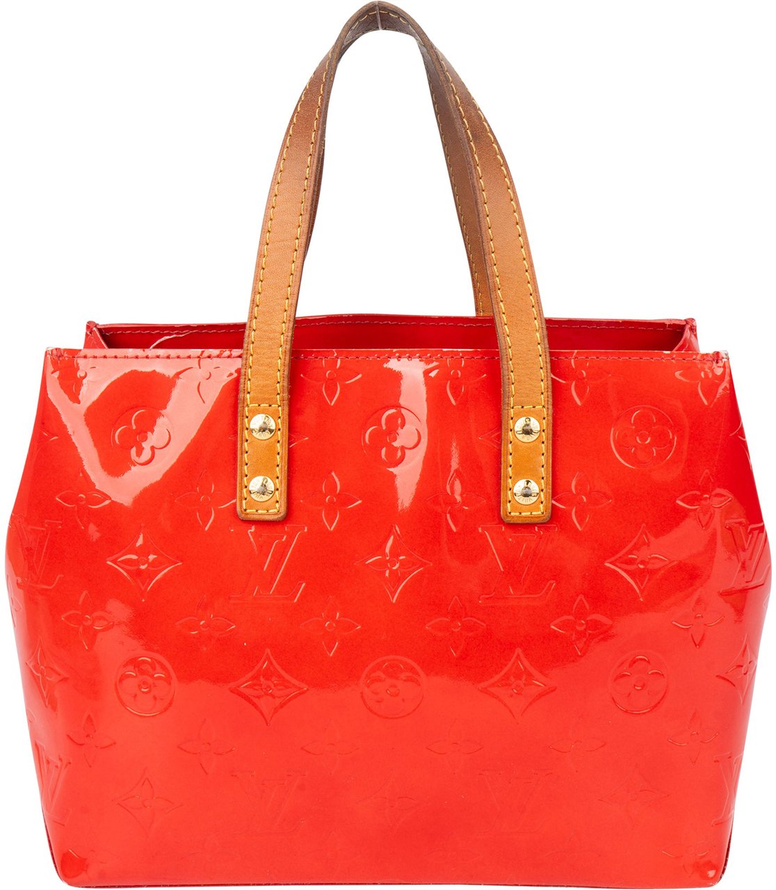 Louis Vuitton Louis Vuitton Vernis Monogram Reade PM Handbag Rood