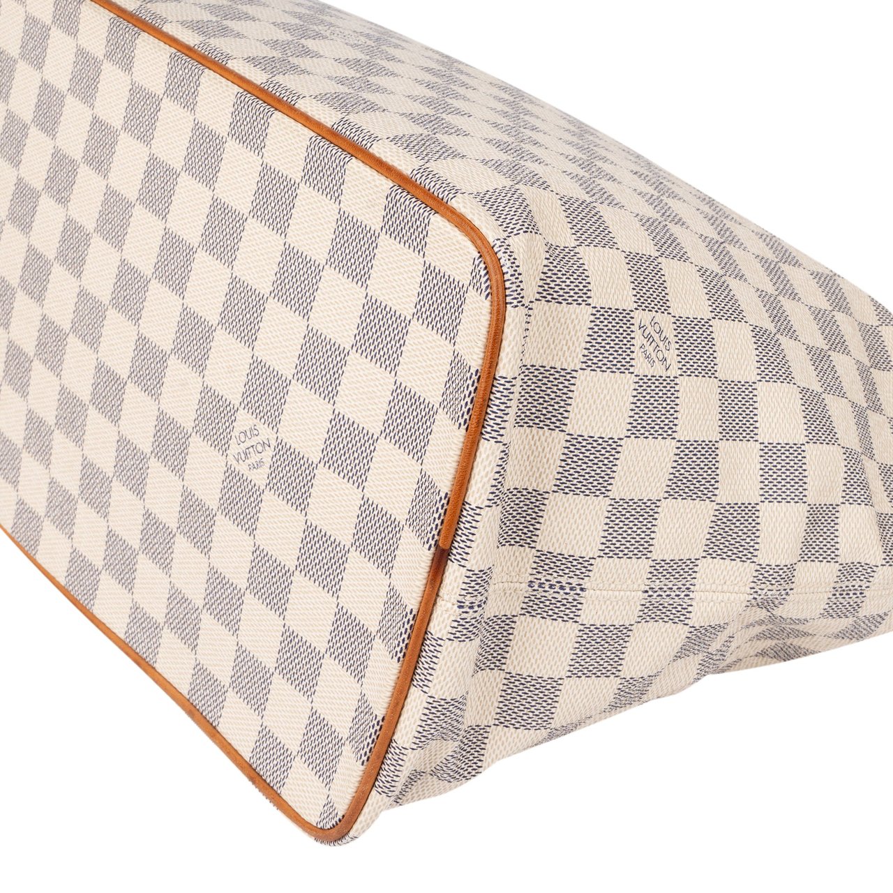 Louis Vuitton Louis Vuitton Damier Azur Monogram Saleya GM Handbag Wit