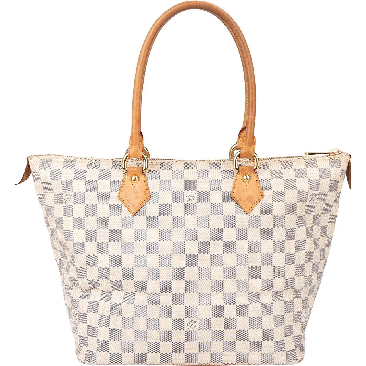Louis Vuitton Louis Vuitton Damier Azur Monogram Saleya GM Handbag Wit