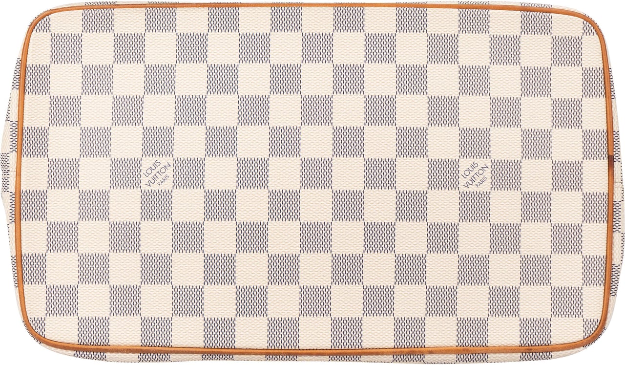 Louis Vuitton Louis Vuitton Damier Azur Monogram Saleya GM Handbag Wit
