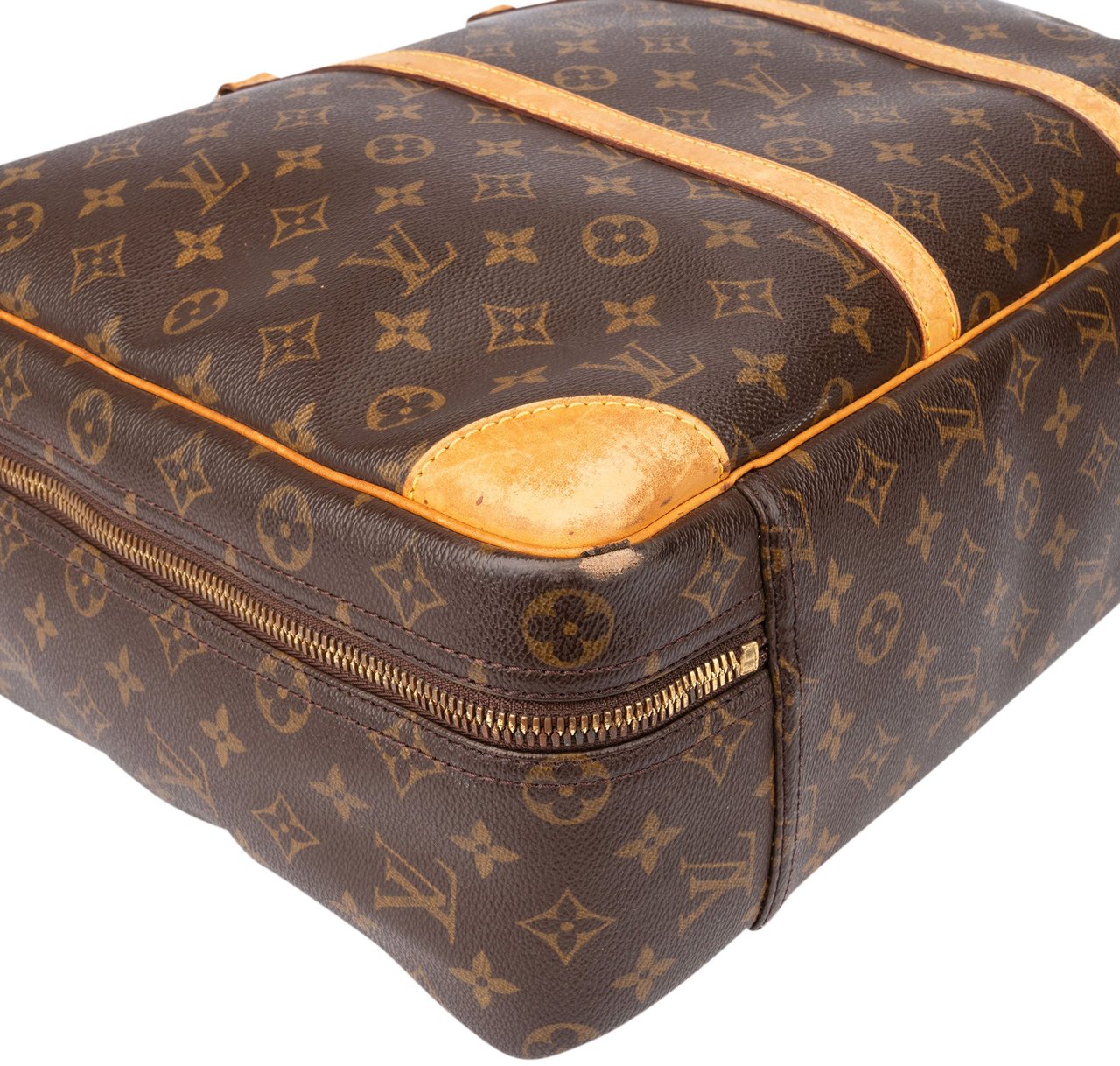 Louis Vuitton Louis Vuitton Canvas Monogram Sirius Travel Bag Bruin