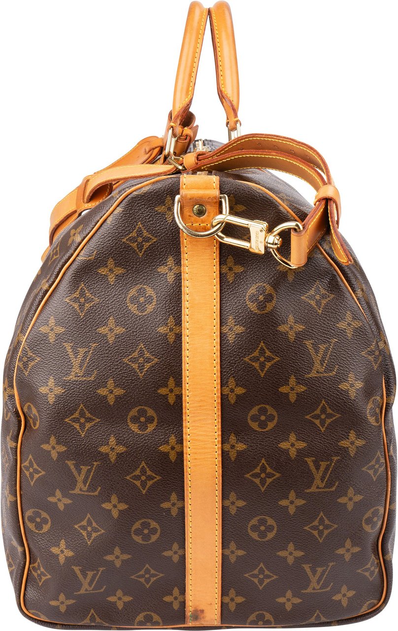 Louis Vuitton Louis Vuitton Canvas Monogram Keepall 60 Bandouliere Bruin
