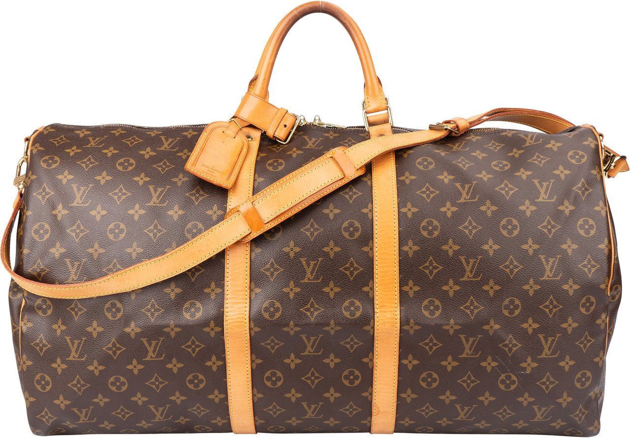 Louis Vuitton Louis Vuitton Canvas Monogram Keepall 60 Bandouliere Bruin