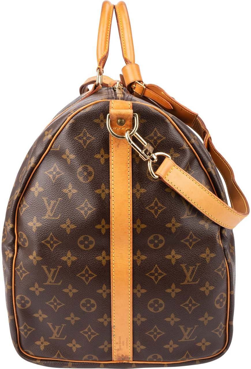 Louis Vuitton Louis Vuitton Canvas Monogram Keepall 60 Bandouliere Bruin