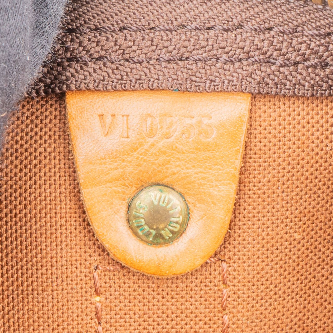 Louis Vuitton Louis Vuitton Canvas Monogram Keepall 60 Bandouliere Bruin