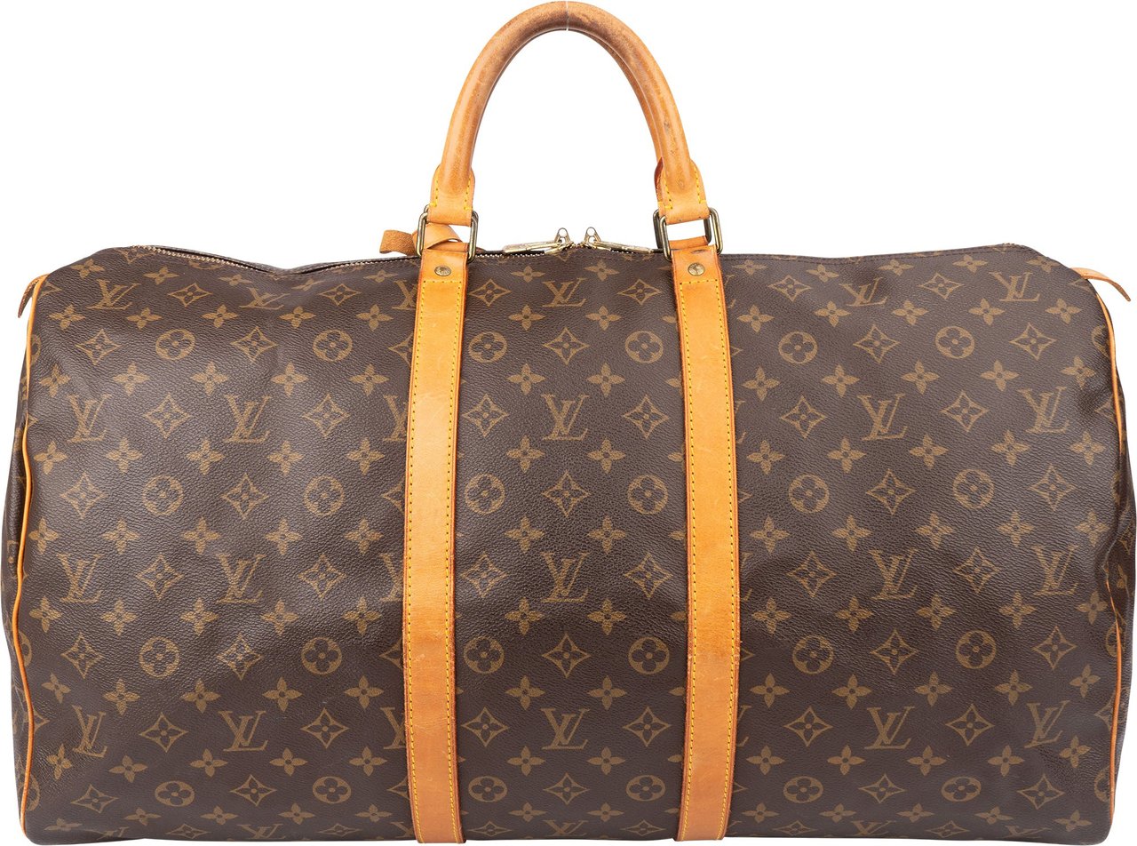 Louis Vuitton Louis Vuitton Canvas Monogram Keepall 55 Bruin